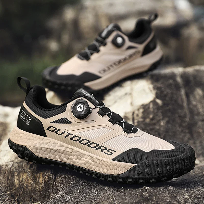 Climbing Shoe Beginner - Men's Hiking Shoes Non-slip Waterproof Climbing