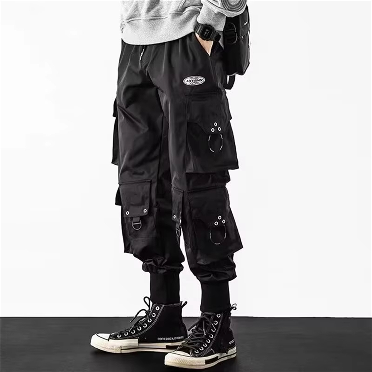 Outdoor Sport Waterproof Pants - Vintage Baggy Hiking Cargo Pants Men