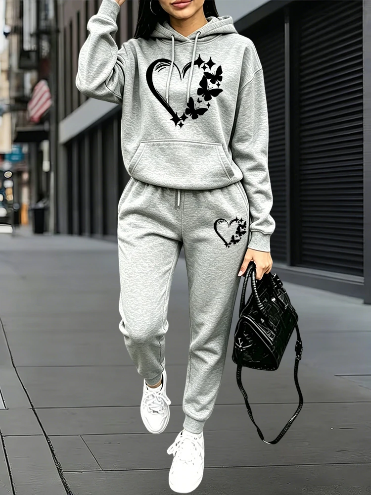 Outdoor Sports Outfit - 2026 New Fashion Women's Tracksuit Hoodies