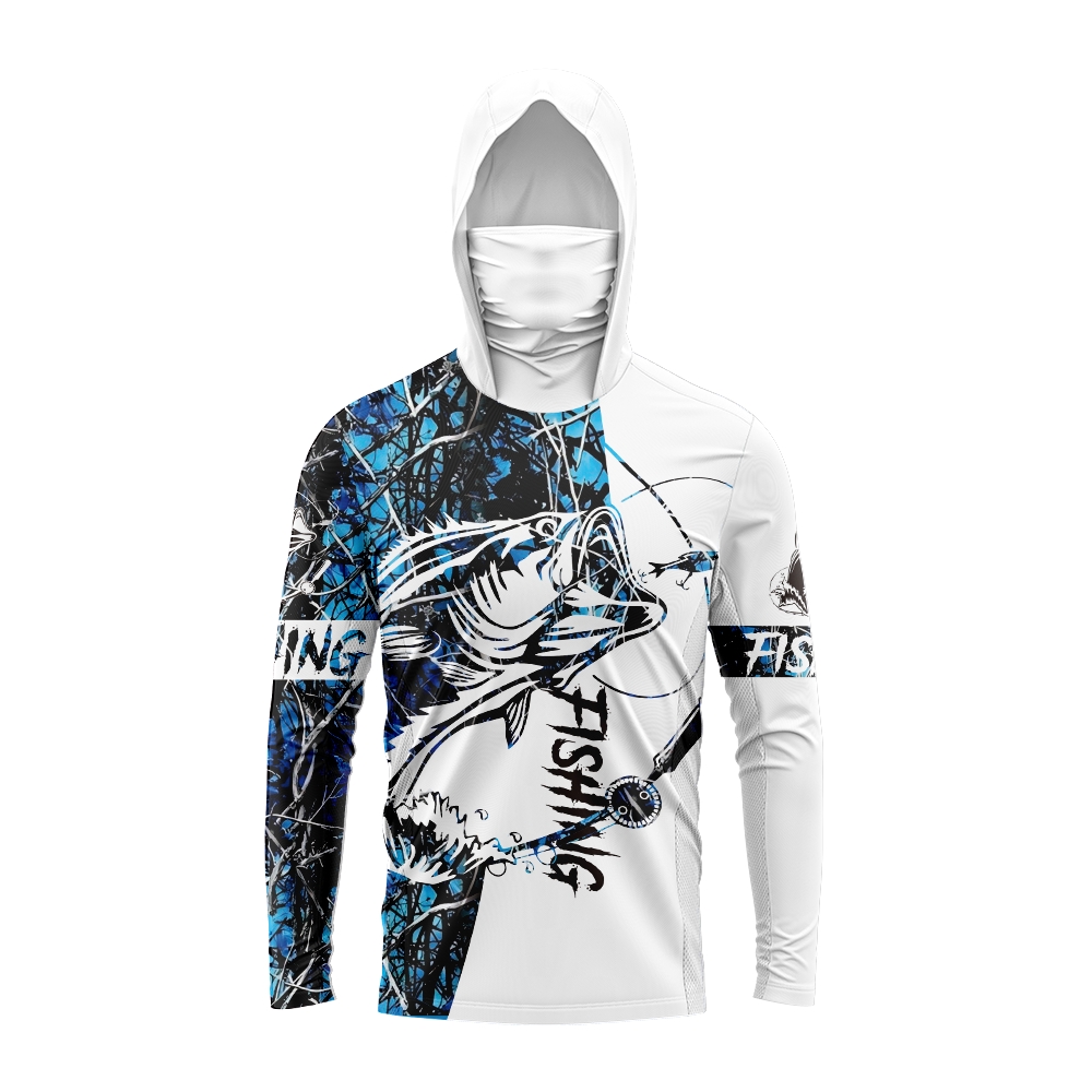 Men Bass Fish Print Fishing Ho - Outdoor Sports review and price
