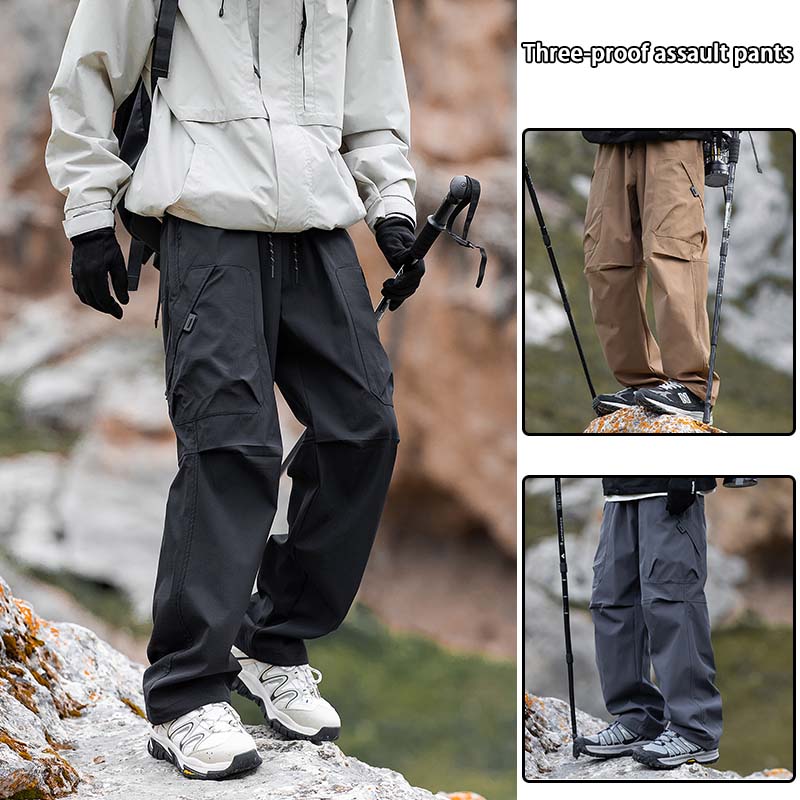 Men's Climbing Trousers Windpr - Outdoor Sport Waterproof Pants review and price