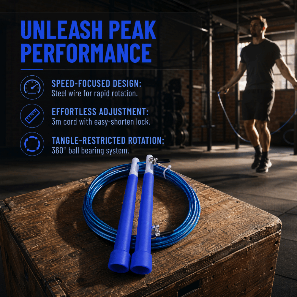 Durable Steel Wire Jump Rope T - Speed Skipping Rope review and price