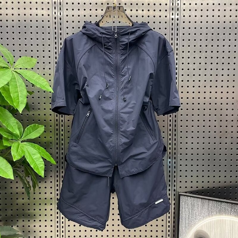Men Summer Thin Outdoor Hooded - Outdoor Sports Outfit review and price