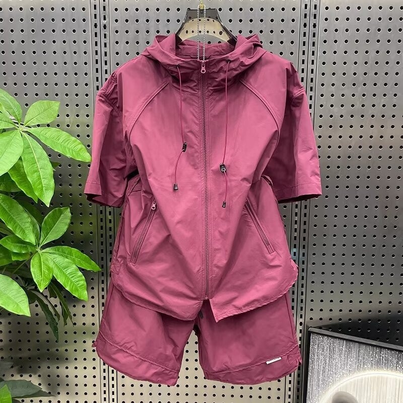 Men Summer Thin Outdoor Hooded - Outdoor Sports Outfit review and price