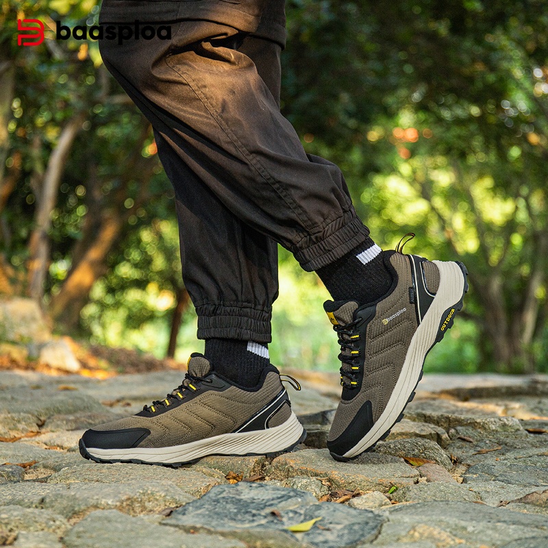 Baasploa Men Hiking Shoes Bran - Climbing Shoe Beginner review and price