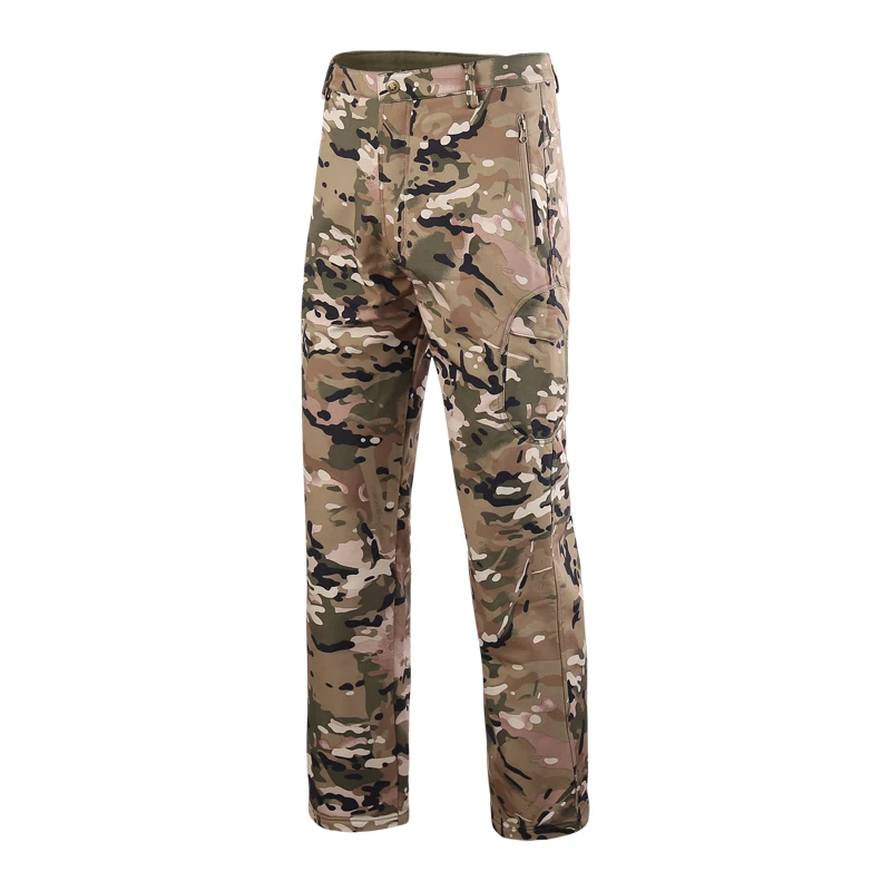 Camo Hunting Shark Skin Softsh - Outdoor Sport Waterproof Pants review and price