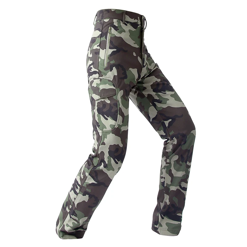 Camo Hunting Shark Skin Softsh - Outdoor Sport Waterproof Pants review and price