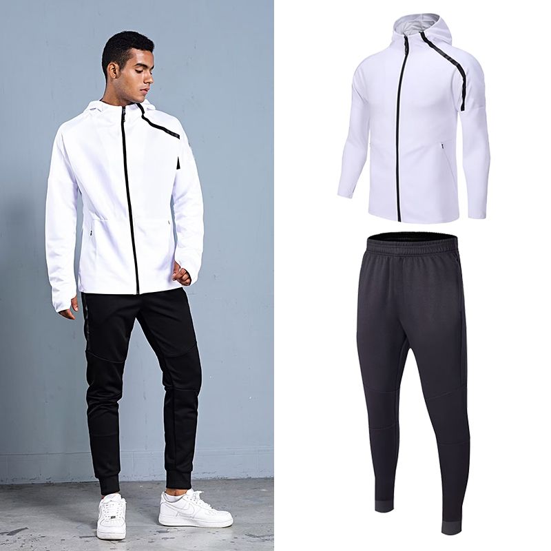 Men Hooded Sports Tracksuit Au - Outdoor Sports Outfit review and price
