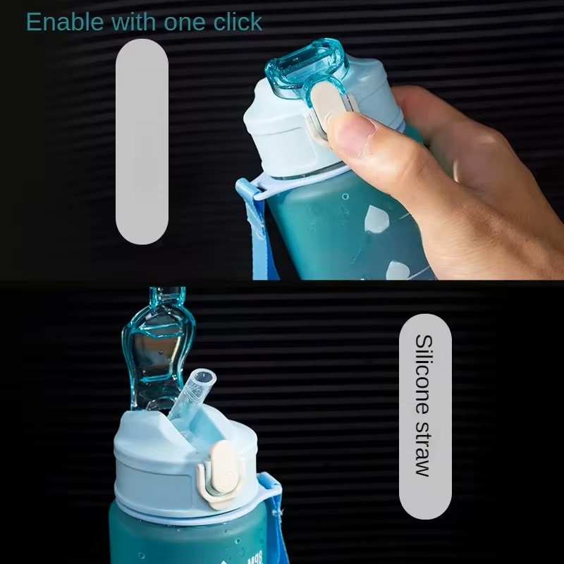 Sports Water Bottle with Time- - Outdoor Sports Adventure review and price