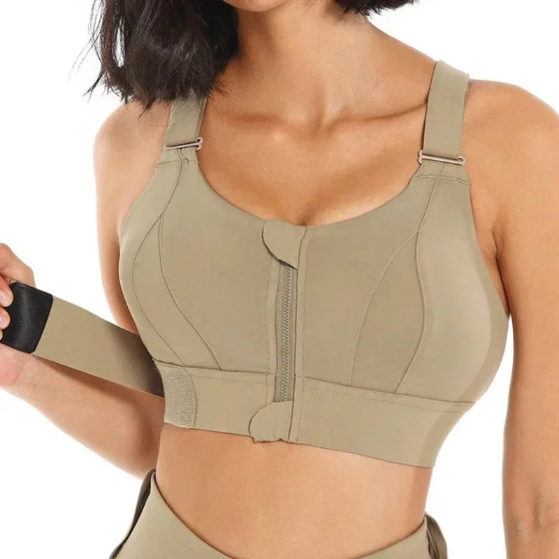 Front Zipper Women Sports Bra  - Trail Running Vest review and price