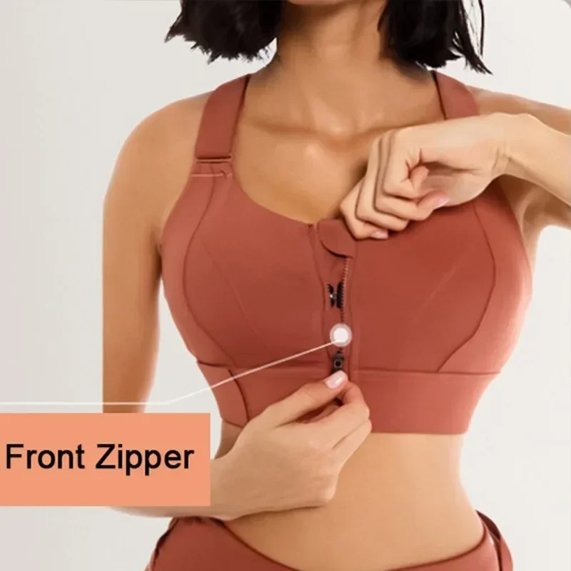 Front Zipper Women Sports Bra  - Trail Running Vest review and price