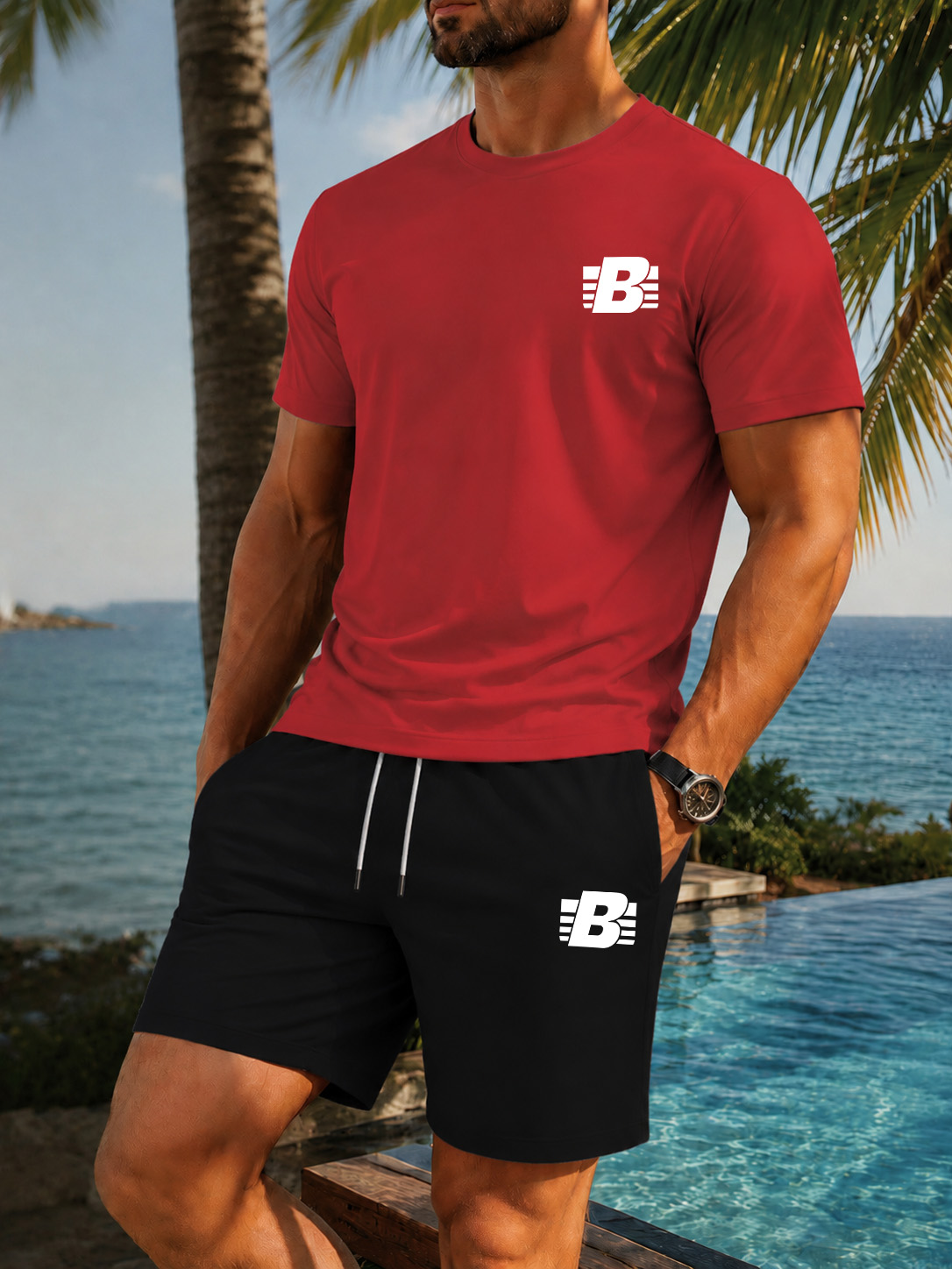 Men's 2-Piece Tracksuit Casual - Outdoor Sports Outfit review and price