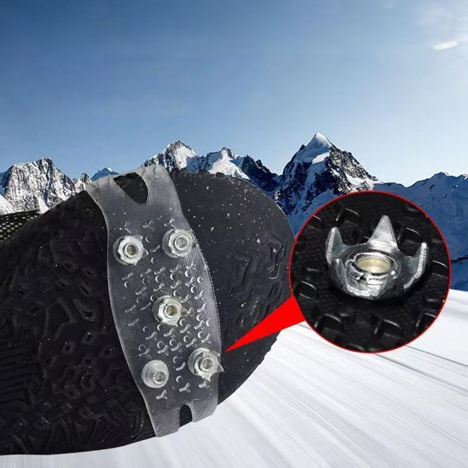 Snow Cleats Clear Anti-Slip Fo - Climbing Shoe Beginner review and price